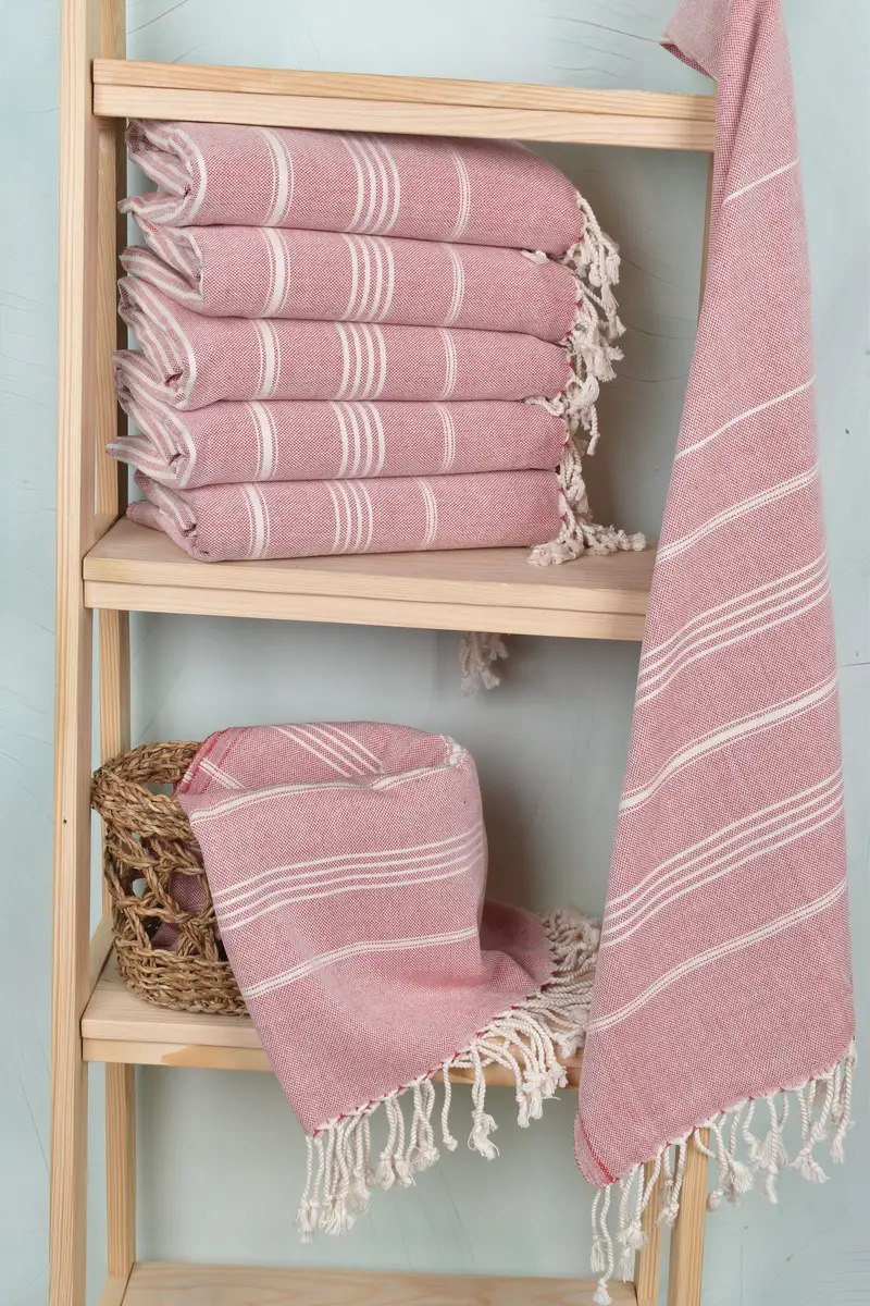 Turkish towel, Best Beach Towel, Personalized Wedding Gift, Miami Bachelorette Party Favors, Bridal Shower Favor, 68x40 Cotton Striped Towel - 6