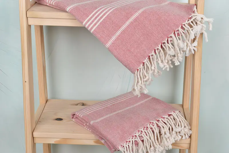 Turkish towel, Best Beach Towel, Personalized Wedding Gift, Miami Bachelorette Party Favors, Bridal Shower Favor, 68x40 Cotton Striped Towel - 10