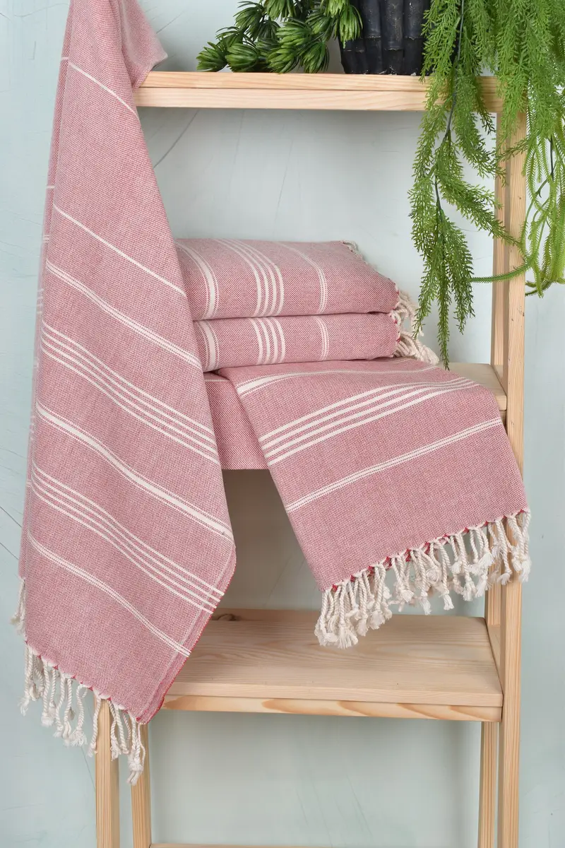 Turkish towel, Best Beach Towel, Personalized Wedding Gift, Miami Bachelorette Party Favors, Bridal Shower Favor, 68x40 Cotton Striped Towel - 11