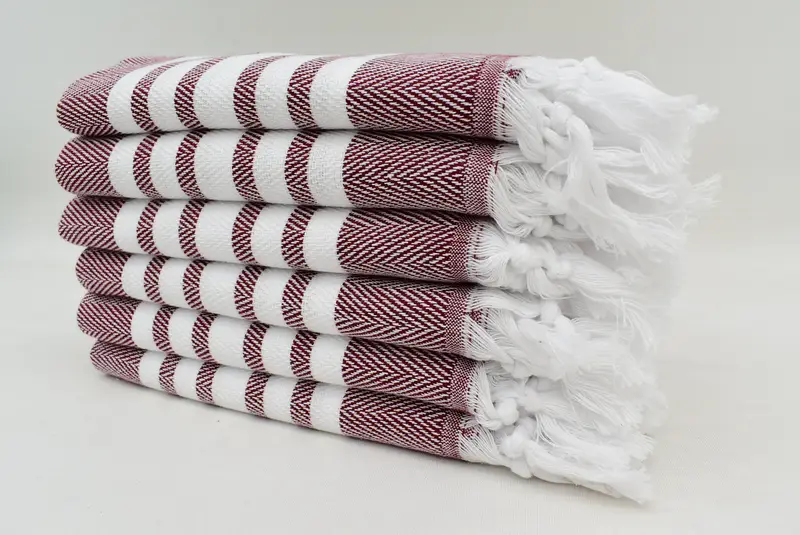 Wedding Gift, 40x20 Cotton Zig zag Towel, Turkish Tea Towel, Gifts For Him, Personalized Kitchen Towel, Gift For Him, Merry Christmas Gifts - 4