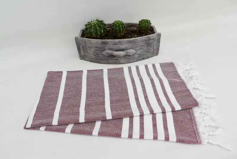 Wedding Gift, 40x20 Cotton Zig zag Towel, Turkish Tea Towel, Gifts For Him, Personalized Kitchen Towel, Gift For Him, Merry Christmas Gifts - 7