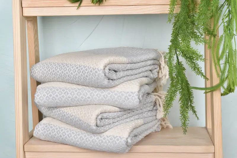 Absorbent Turkish towel, Bridal Shower Favor, Luxury Turkish Bath Towel, Beach Towel Bulk, 70x40 Cotton Geometric Towel, Turkish Towel USA - 7