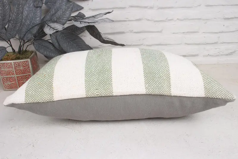 Cushion Cover, 12x20 White Cushion Cover, Customized Pillow Cover, Ikat Pillow Cover, Home Decor Pillow, Throw Kilim Pillow, Boho Pillow - 5