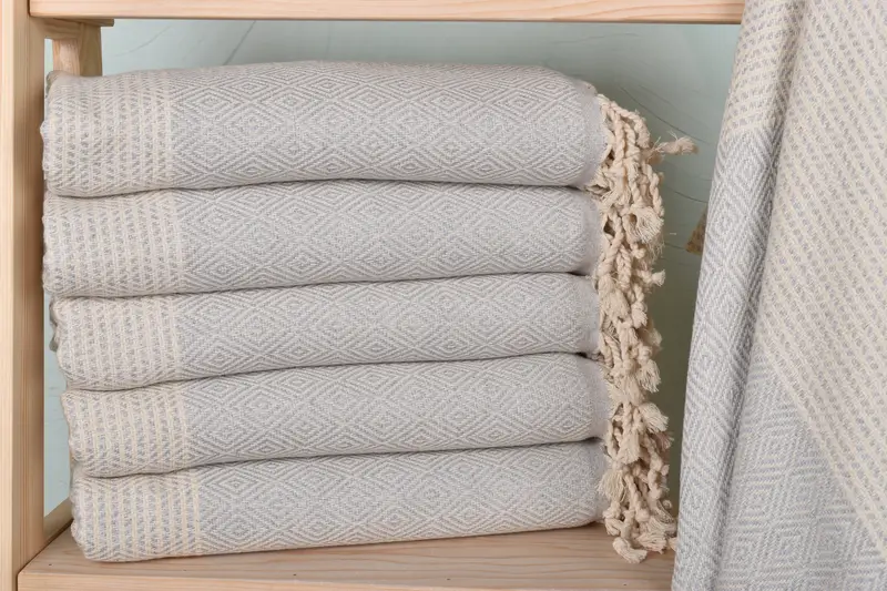 70x40 Cotton Chevron Towel, Hammam towel, Soft towel, Organic Cotton Towel, Embroidery Towel, Valentines Gift, Personalized Towel Gift, Summer Gift - 1
