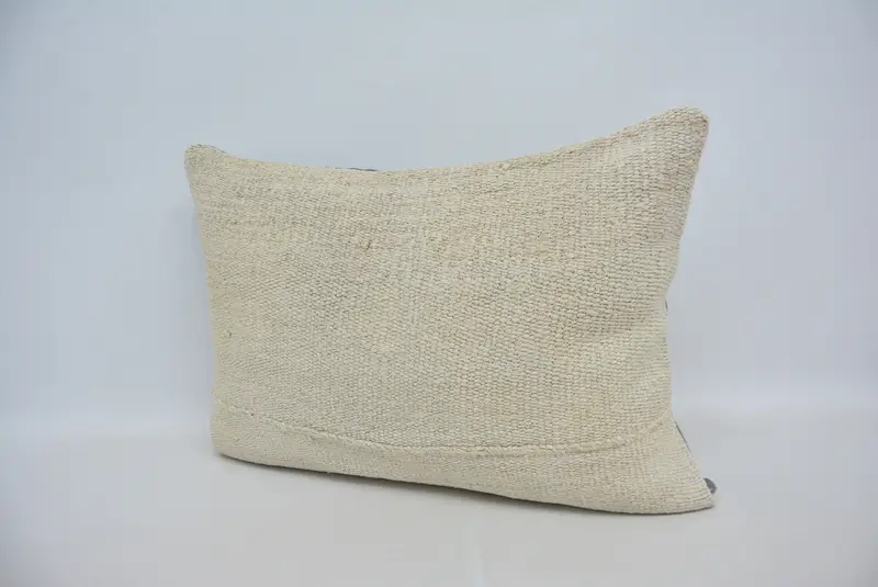 Turkish Kilim Pillow, 20x28 White Cushion Case, Interior Designer Pillow, Outdoor Throw Cushion Case, Cushion Cover, Vintage Pillow - 4