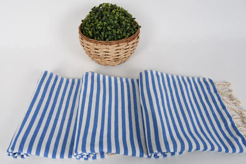 Nedime teklif hediyesi, kişiselleştirilmiş mutfak havlu, 40x18 pamuklu çizgili havlu, banyo havlu, gelin duş iyilikleri, kişiselleştirilmiş hediye - 8