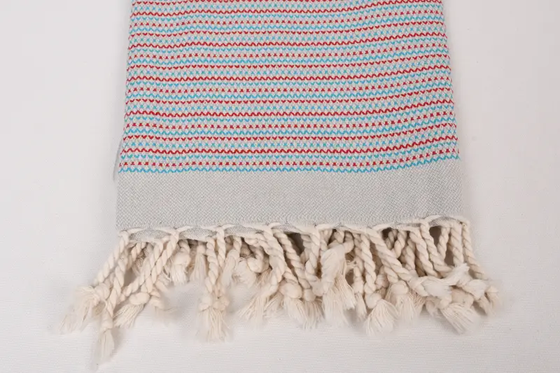 64x40 Cotton Striped Towel, Monogrammed Beach Towel, Wedding Gift Ideas, Fringed Turkish peshtemal beach towel USA, Custom Gift, Gifts For Him - 3