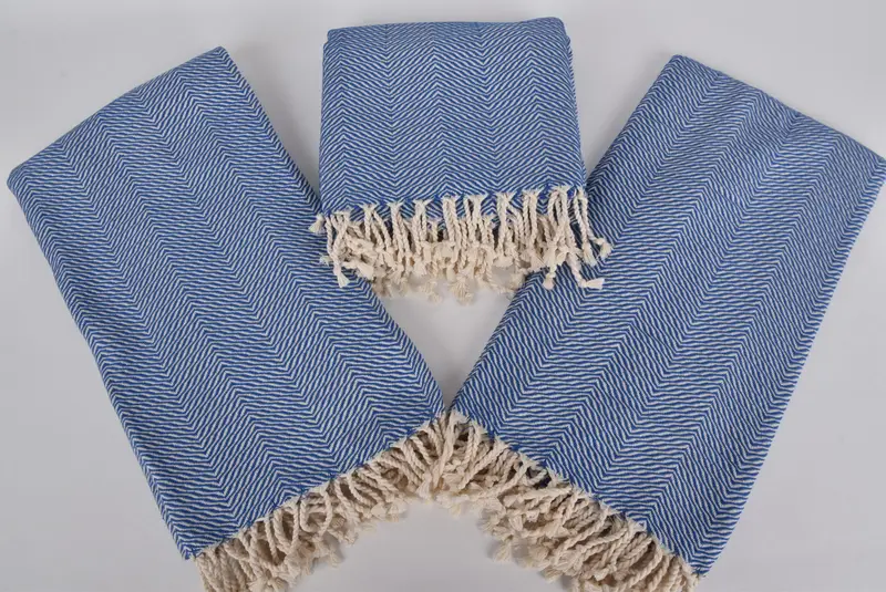 Bath towel, Handwoven Turkish bath towel, Bridal Party Gifts, 70x40 Cotton Chevron Towel, Wedding Favors, Organic Turkish towel, Turkish Towel Set - 6