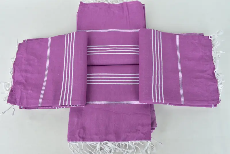 Summer Gift, Boyfriend Christmas Gift, Embroidered Beach Towel, Turkish hand towel, 70x40 Cotton Striped Towel, Peshtemal Towel, Best Wedding Gift - 6