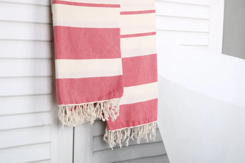 Holiday Towel, Monogrammed Beach Towel, 70x40 Cotton Striped Towel, Turkish hand towel, Bridesmaid Gifts, Hammam Towel USA, Bachelorette Party Favor - 7