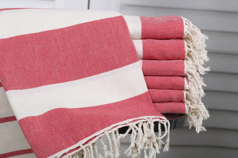 Holiday Towel, Monogrammed Beach Towel, 70x40 Cotton Striped Towel, Turkish hand towel, Bridesmaid Gifts, Hammam Towel USA, Bachelorette Party Favor - 1