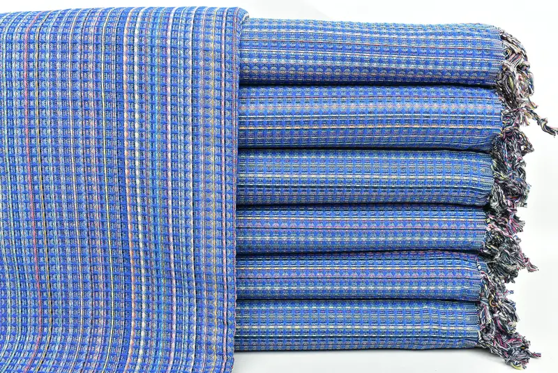 Turkish Towel Beach Towel, Personalized Beach Towel, Embroidered Towel, 70x40 Cotton Geometric Towel, Turkish Towel USA, Gift For Best Friend - 1