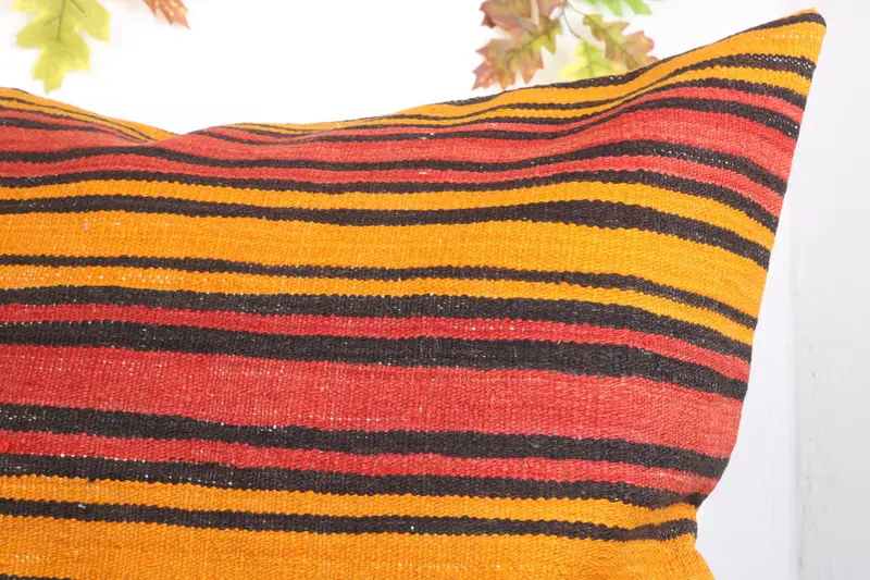 Boho Throw Pillow Sham, Boho Pillow Sham Cover, 32x32 Red Cushion, Pillow for Sofa, Pillow, Patio Cushion Case, Kilim Cushion Sham, Garden Cushion - 5