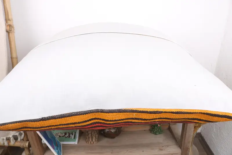 Boho Throw Pillow Sham, Boho Pillow Sham Cover, 32x32 Red Cushion, Pillow for Sofa, Pillow, Patio Cushion Case, Kilim Cushion Sham, Garden Cushion - 7