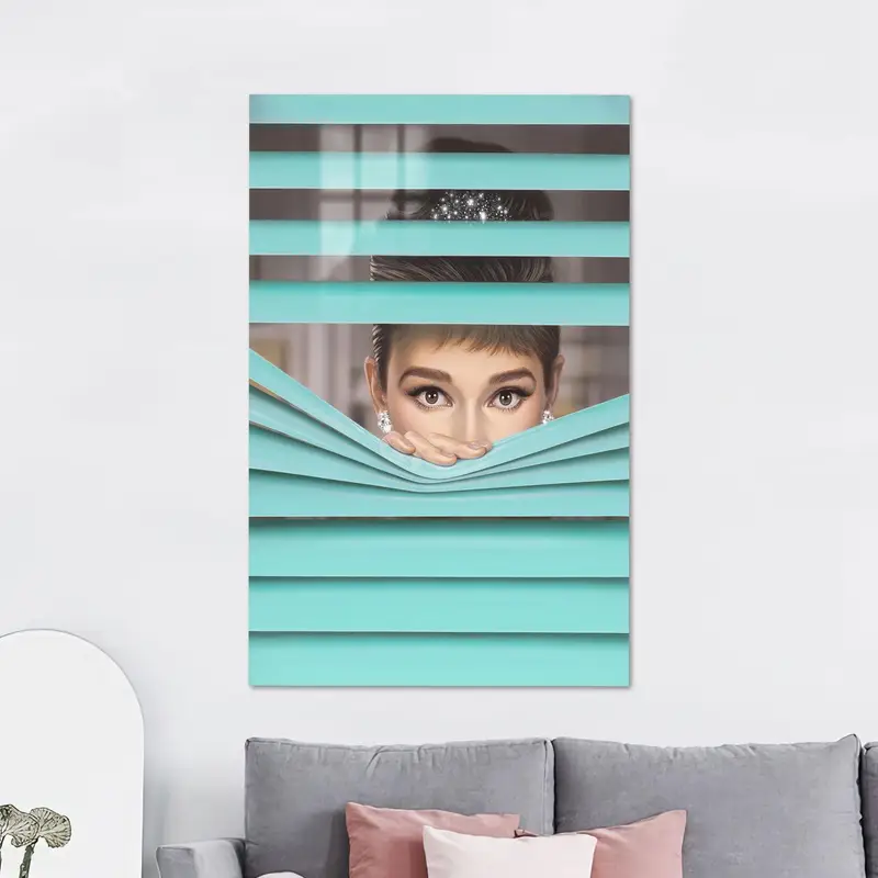 エレガントな女の子の部屋の装飾のためのモダンで豪華なポップアートキャンバス