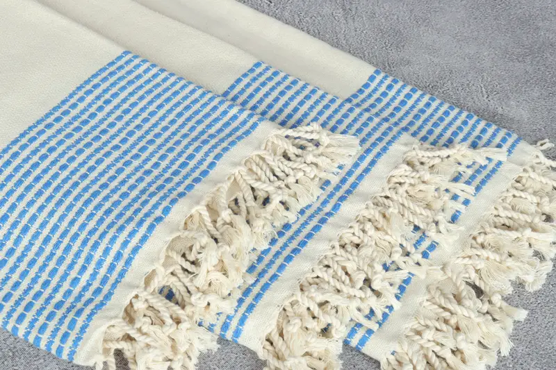 Monogrammed Turkish Towel, Personalized Wedding Gift, Turkish beach towel, 70x36 Cotton Striped Towel, Maid Of Honor Gift, Personalized Gift - 5
