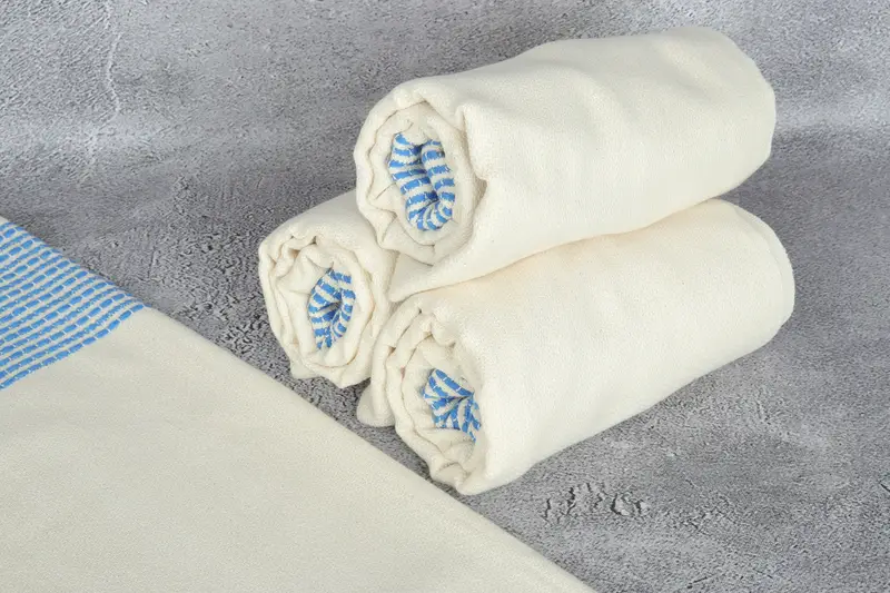 Monogrammed Turkish Towel, Personalized Wedding Gift, Turkish beach towel, 70x36 Cotton Striped Towel, Maid Of Honor Gift, Personalized Gift - 8