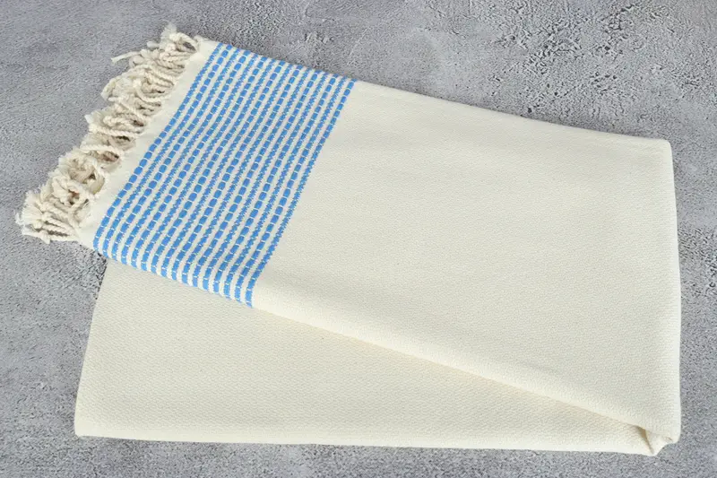 Monogrammed Turkish Towel, Personalized Wedding Gift, Turkish beach towel, 70x36 Cotton Striped Towel, Maid Of Honor Gift, Personalized Gift - 6