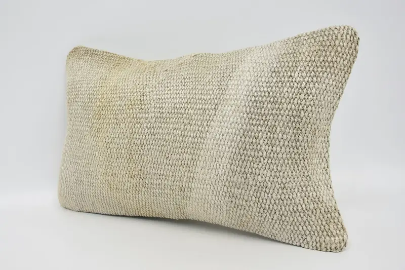 12x20 Beige Pillow Cover, Pillow, Boho Pillow, Vintage Kilim Pillow, Indoor Pillow Cover, Boho Pillow Sham Cover, Boho Throw Pillow Cover - 4