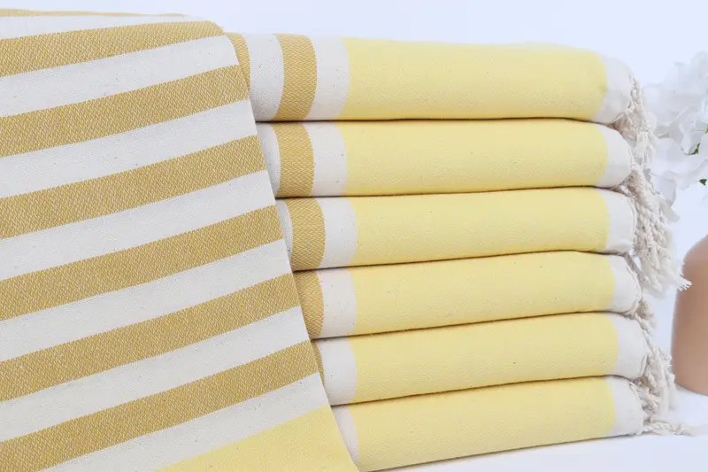 Gym Towel, Peshtemal Towel USA, Spa Towel, Monogrammed Beach Towel, Cotton towel, Gift Towel, Housewarming Gift, 70x40 Cotton Striped Towel - 1
