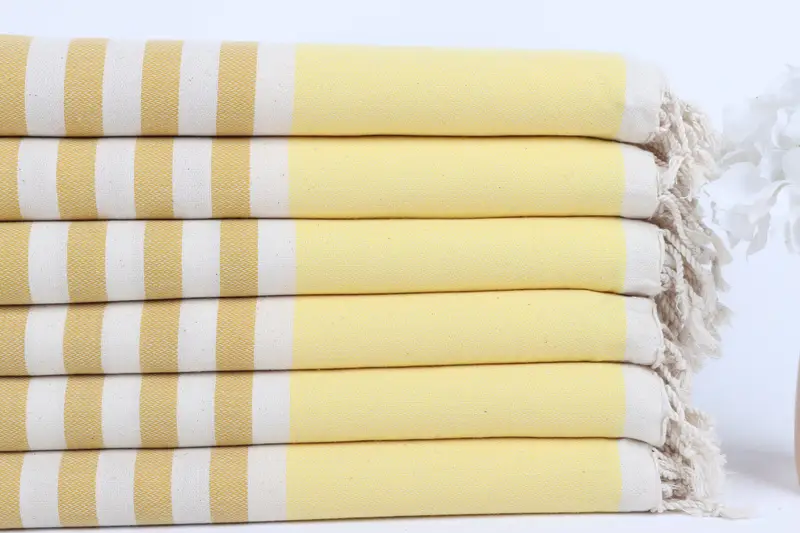 Gym Towel, Peshtemal Towel USA, Spa Towel, Monogrammed Beach Towel, Cotton towel, Gift Towel, Housewarming Gift, 70x40 Cotton Striped Towel - 3