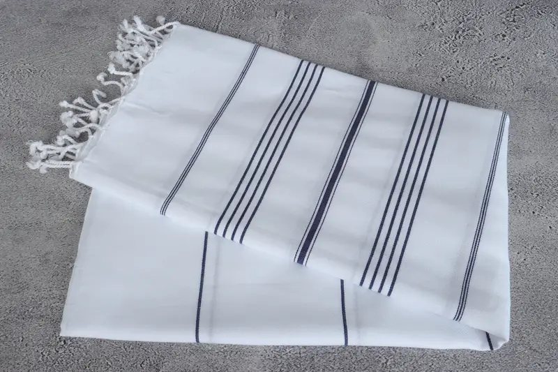 Bridesmaid Gift, Bachelorette Beach Towel, Turkish hand towel, Valentines Day Gift For Him, 70x40 Cotton Striped Towel, Personalized Gift - 6