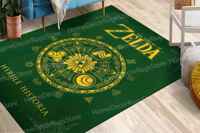 トレンディなプリントラグ: モダンなデザインでゲームルームをグレードアップ