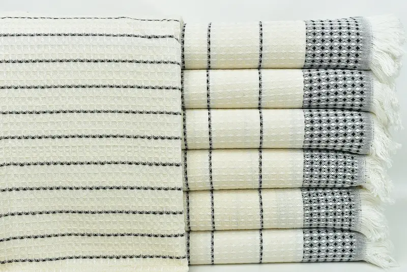 70x40 Cotton Waffle Towel, Quick-dry travel peshtemal towel, Personalized Gifts, Wedding Gift, Wedding Shower Gift, Yoga Towel, Turkish bath towel - 1