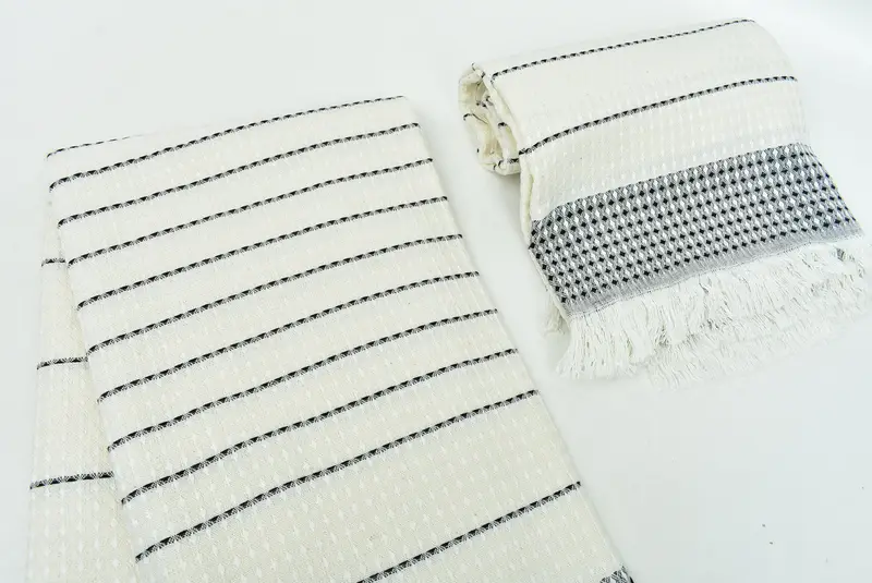 70x40 Cotton Waffle Towel, Quick-dry travel peshtemal towel, Personalized Gifts, Wedding Gift, Wedding Shower Gift, Yoga Towel, Turkish bath towel - 7