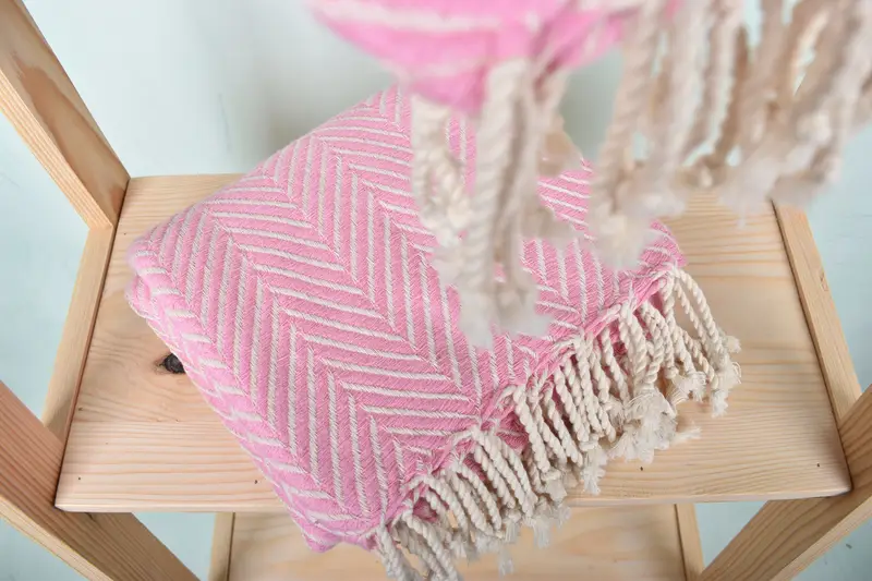 Scarf Towel, Soft towel, Personalised Gift, 70x40 Cotton Striped Towel, Holiday Towel, Organic Towel, Personalized Bridesmaid Gift, Bachelor Gifts - 5