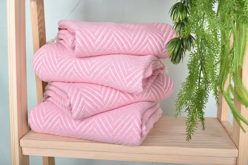 Scarf Towel, Soft towel, Personalised Gift, 70x40 Cotton Striped Towel, Holiday Towel, Organic Towel, Personalized Bridesmaid Gift, Bachelor Gifts - 7