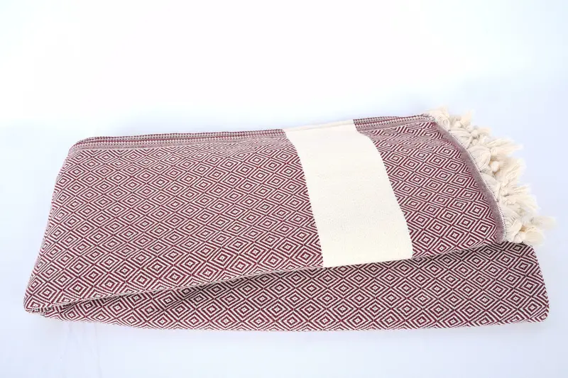 Throw Blanket, Personalized Blanket, Couch Throw, 96x80 Cotton Diamond Towel, Throw Blanket Couch, Gift For Wedding Day, Aesthetic Blanket - 4