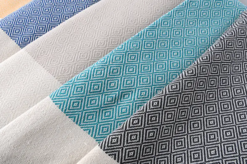 Throw Blanket, Personalized Blanket, Couch Throw, 96x80 Cotton Diamond Towel, Throw Blanket Couch, Gift For Wedding Day, Aesthetic Blanket - 3