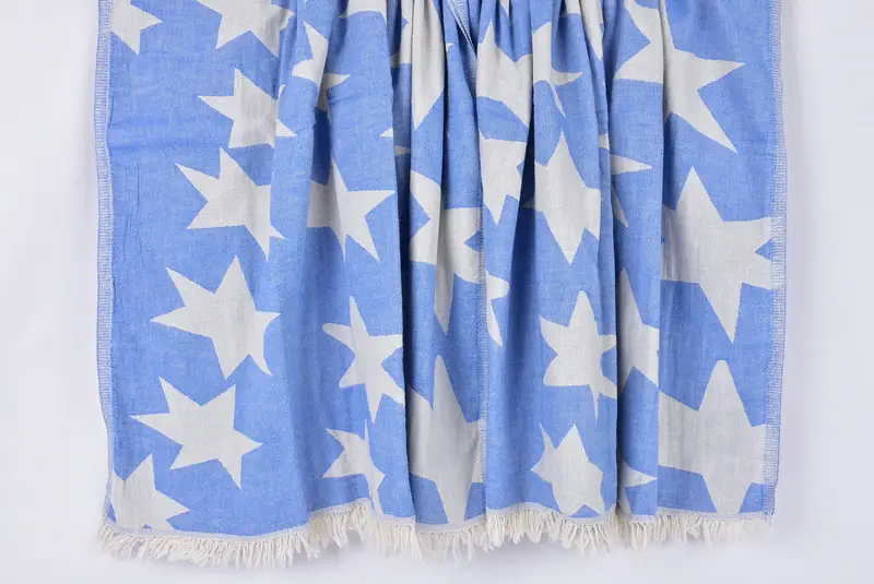Housewarming Gift, Custom Beach Towels, Bachelorette Gifts, 68x36 Cotton Star Design Towel, Bachelor Towel, Maid Of Honor Gift, Sand-resistant towel - 8