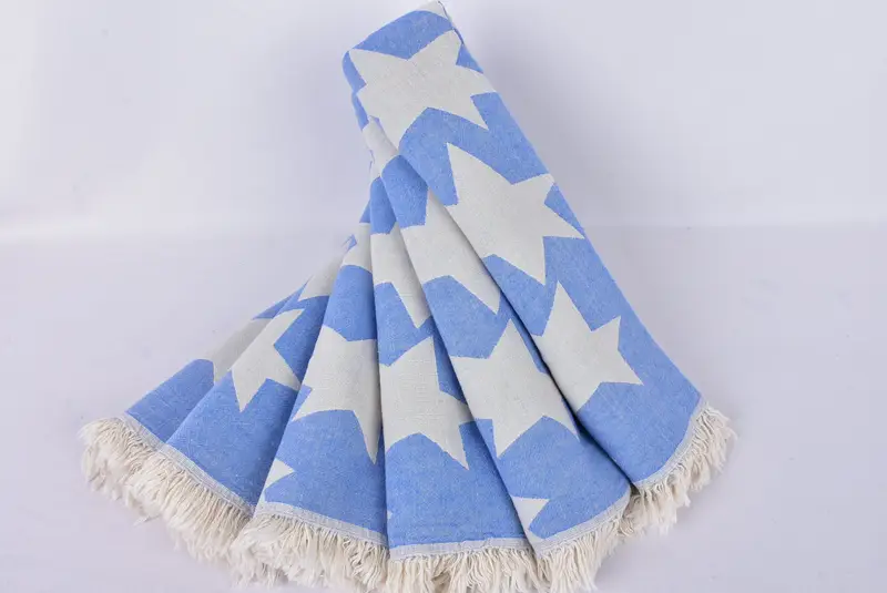Housewarming Gift, Custom Beach Towels, Bachelorette Gifts, 68x36 Cotton Star Design Towel, Bachelor Towel, Maid Of Honor Gift, Sand-resistant towel - 4