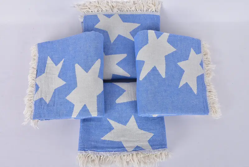Housewarming Gift, Custom Beach Towels, Bachelorette Gifts, 68x36 Cotton Star Design Towel, Bachelor Towel, Maid Of Honor Gift, Sand-resistant towel - 6