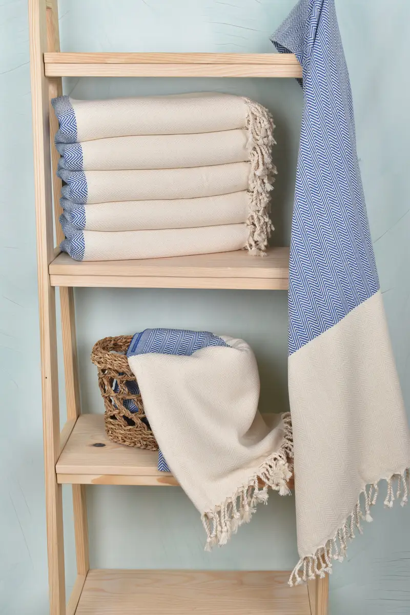Turkish Bath Towel USA, Bridal Shower Gift, 70x36 Cotton Zig zag Towel, Bridal Shower Favor, Absorbent Turkish towel, Monogram Beach Towel - 4