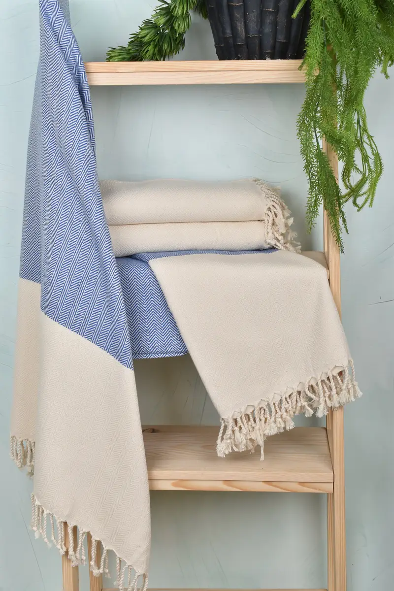 Turkish Bath Towel USA, Bridal Shower Gift, 70x36 Cotton Zig zag Towel, Bridal Shower Favor, Absorbent Turkish towel, Monogram Beach Towel - 7