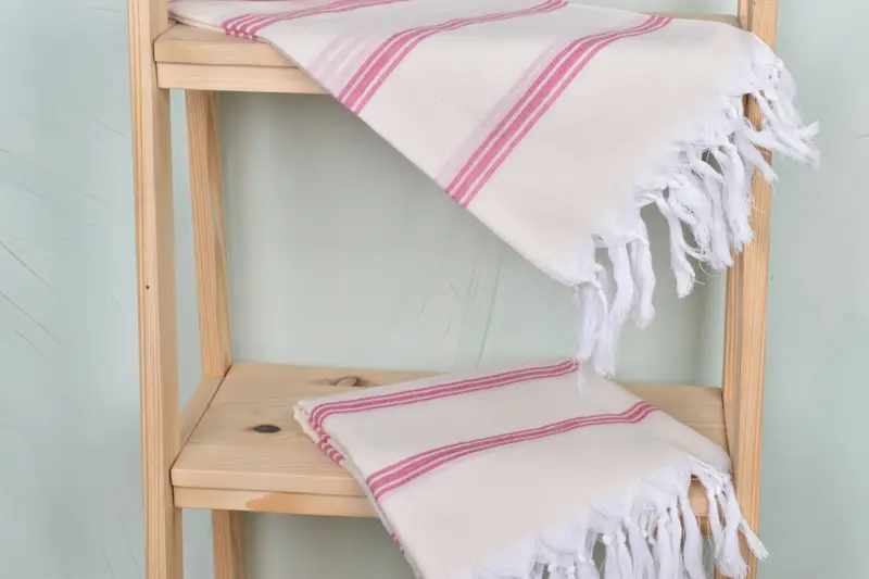Kişiselleştirilmiş düğün hediyesi, kişiselleştirilmiş havlu, spa hediye havlu, gelin için düğün hediyesi, özel havlu, 70x40 pamuklu çizgili havlu, lüks plaj havlu - 5