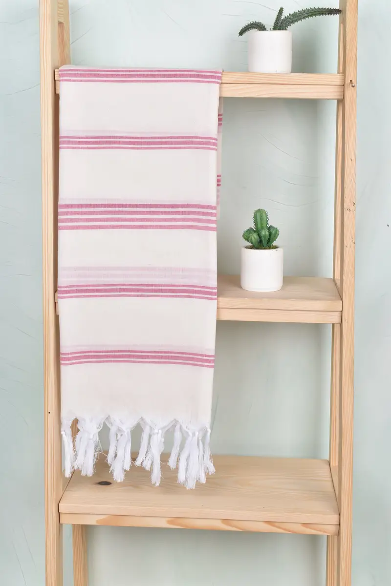 Kişiselleştirilmiş düğün hediyesi, kişiselleştirilmiş havlu, spa hediye havlu, gelin için düğün hediyesi, özel havlu, 70x40 pamuklu çizgili havlu, lüks plaj havlu - 8