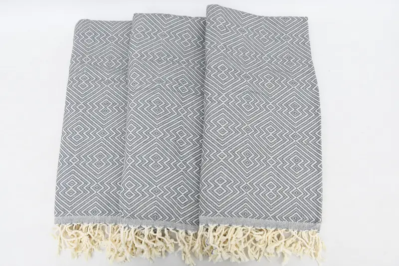 Personalized Gifts, Holiday Towel, Beach Size Towel, Turkish Towel USA, Scarf Towel, Bath towel, 76x40 Cotton Diamond Towel, Bridal Shower Favor - 3