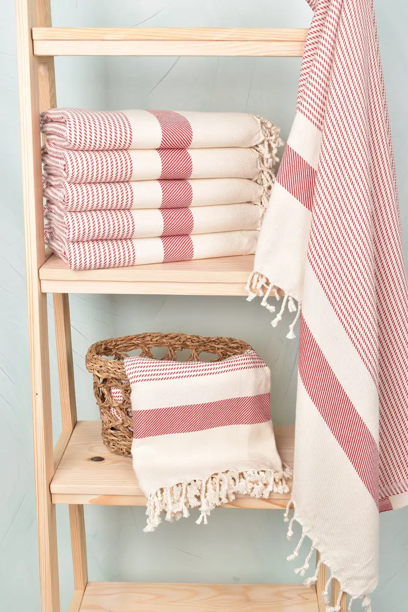 Beach Towel Bulk, Bath towel, 70x40 Cotton Polka Dot Towel, Hammam towel, Valentines Day Gift For Him, Bridal Shower Favors, Handwoven Turkish Towel - 3