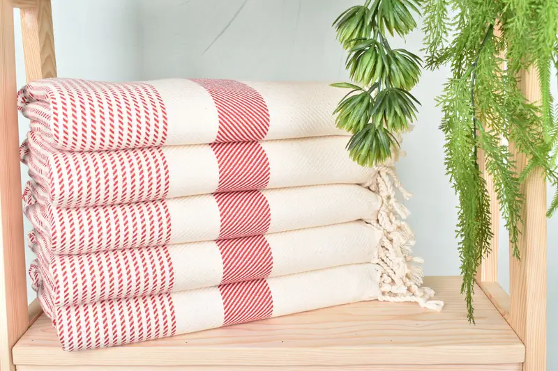 Beach Towel Bulk, Bath towel, 70x40 Cotton Polka Dot Towel, Hammam towel, Valentines Day Gift For Him, Bridal Shower Favors, Handwoven Turkish Towel - 2