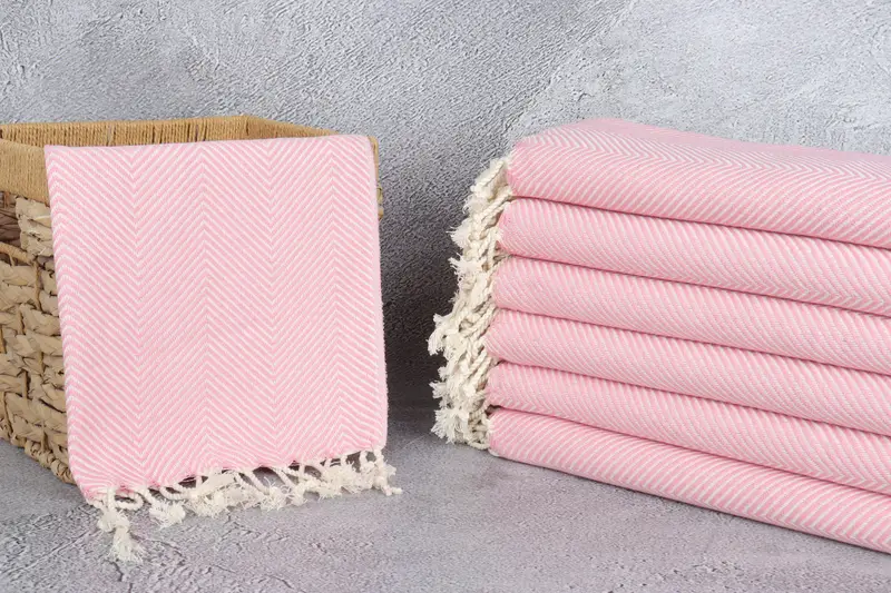 Wedding Favors, 40x20 Cotton Herringbone Towel, Home Decor Gifts, Gym Towel, Kitchen Towel, Wedding Gift For Bride, Personalized Gift, Summer Gift - 3