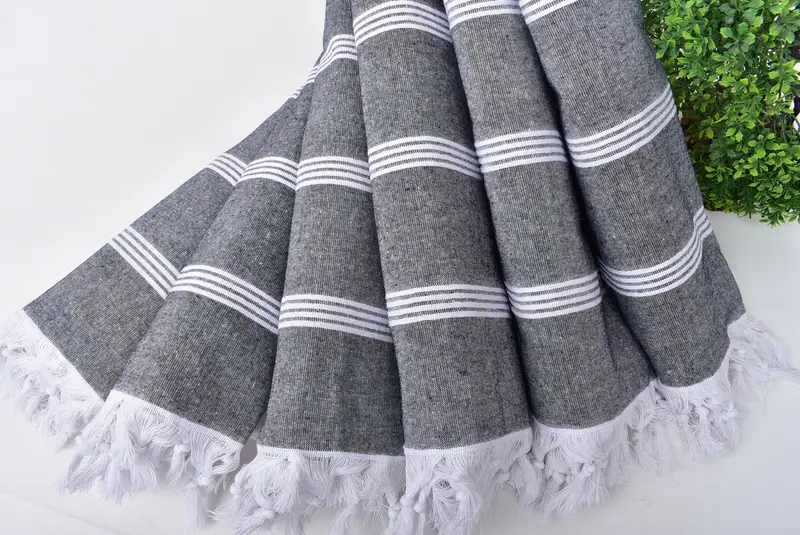 Best Wedding Gift, Organic Turkish towel, Turkish towel, 70x30 Cotton Striped Towel, Christmas Favors, Custom Turkish Towel, Gym Towel, Cotton towel - 4