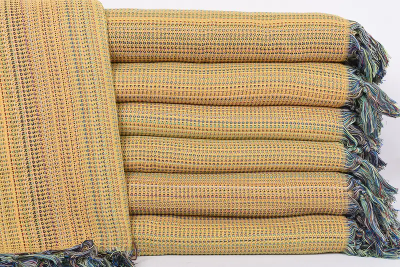 100x80 Cotton Waffle Towel, Boyfriend Christmas Gift, Housewarming Gift, Extra Large Tablecloth, Tablecloth, Custom Blanket, Custom Shower Curtain - 1