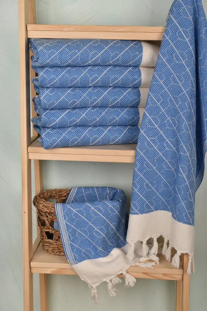 Bridal Shower Favors, Personalized Gifts, Bachelorette Favor, Turkish Towel Hand Towel, 36x18 Cotton Geometric Towel, Personalized Dish Towel - 3