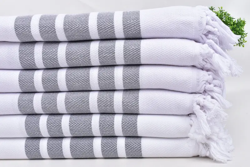 Home Decor Gifts, 70x40 Cotton Herringbone Towel, Personalize Gift, Guest Towel, Customized Turkish Towel, Bridesmaid Gift Towel, Bridesmaid Gifts - 3