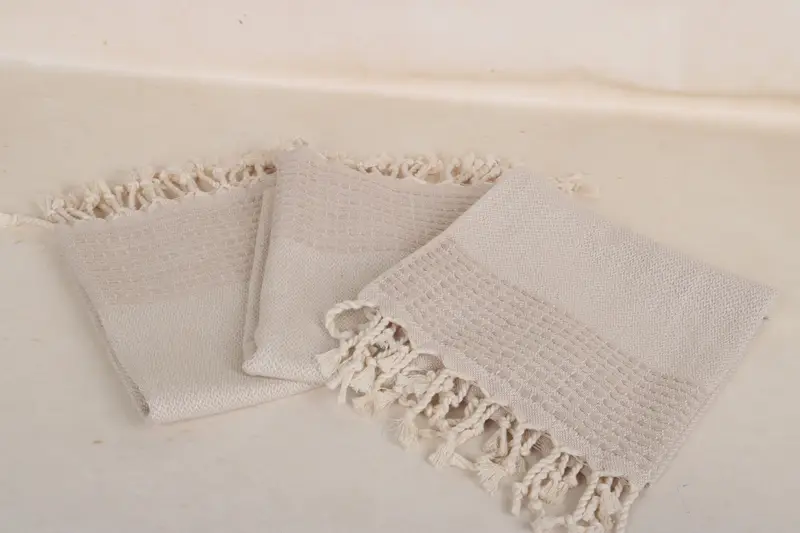Toalla a rayas de algodón 40x20, toalla de mano personalizada, regalos de dama de honor personalizado, regalo de inauguración de la casa, toalla de mano de monograma, favor de la boda - 3
