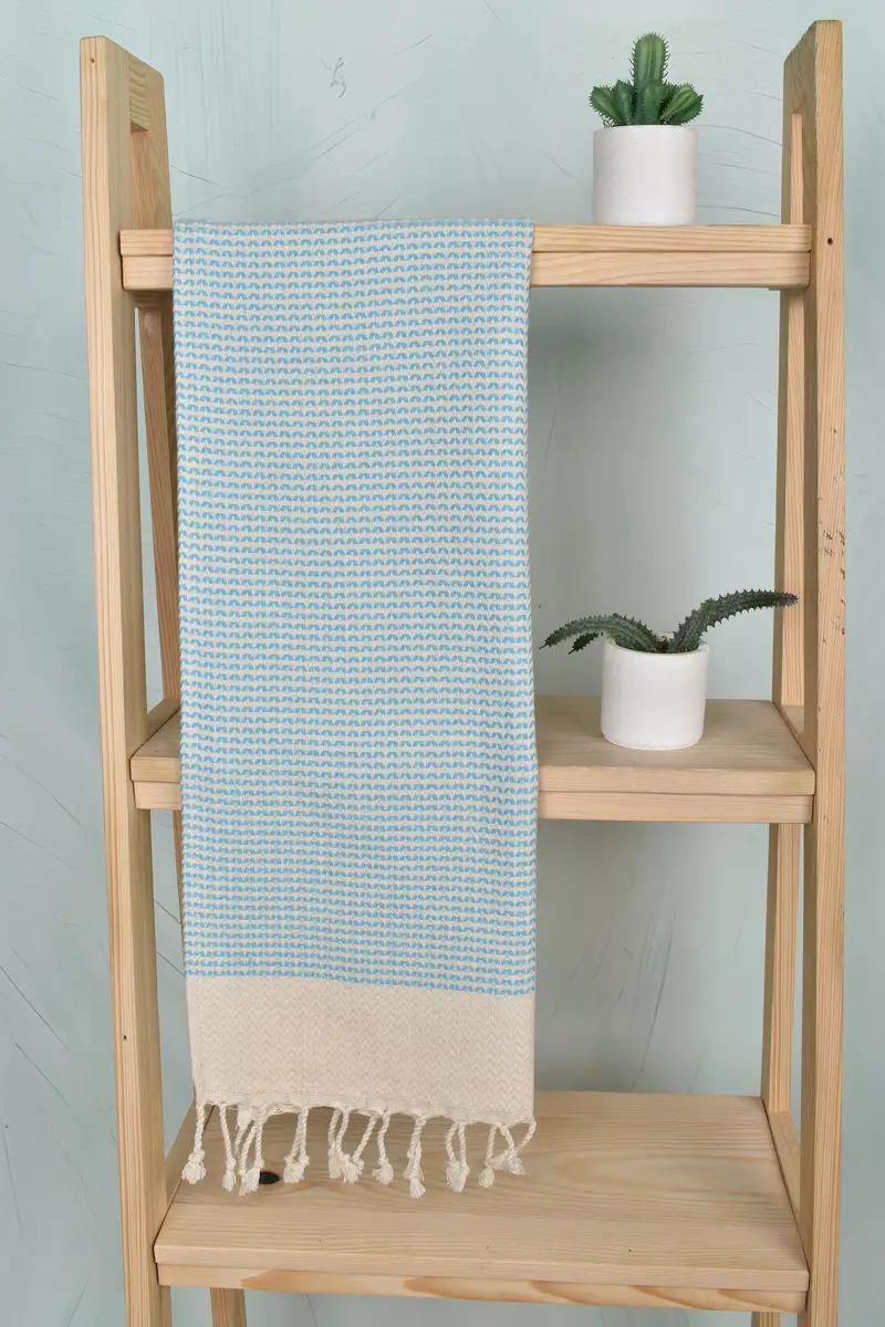 Organik çay havlu, mutfak havlu, bekarlığa veda partisi iyilikleri, 40x20 pamuklu elmas havlu, onun için hediye, banyo havlu, düğün iyilikleri - 8